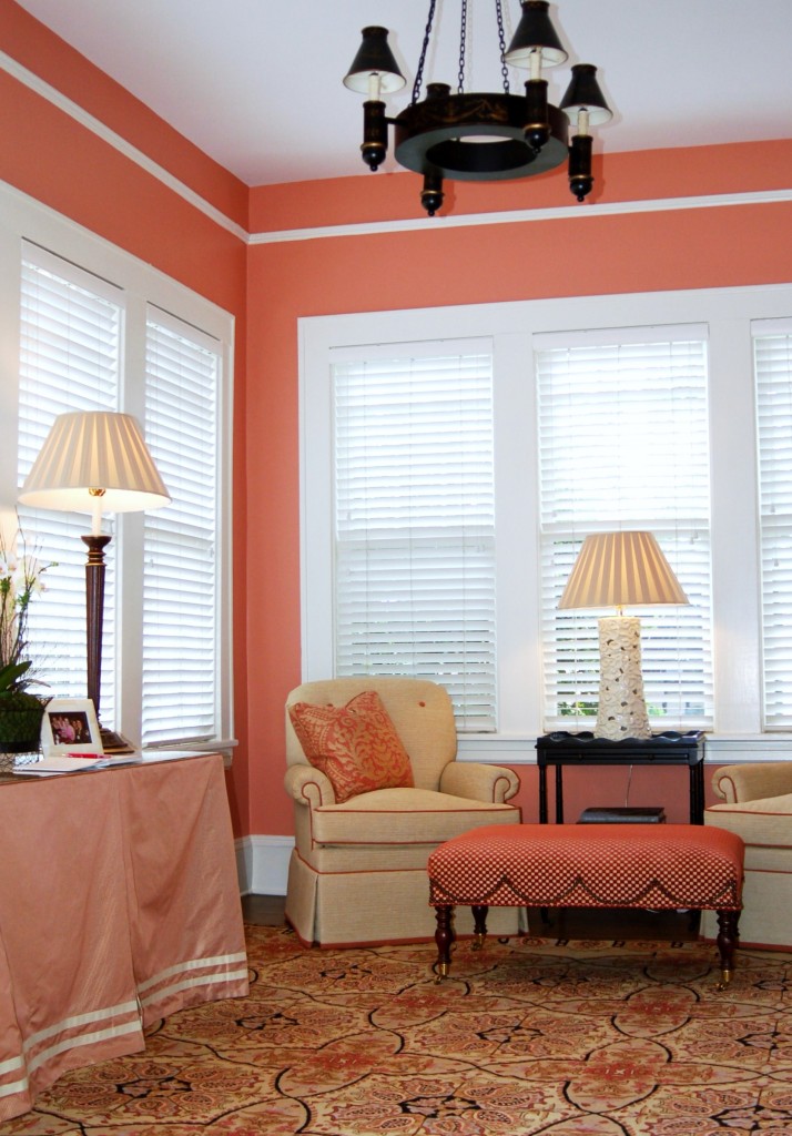 Catherine M. Austin Interior Design/ Pink House Sunroom
