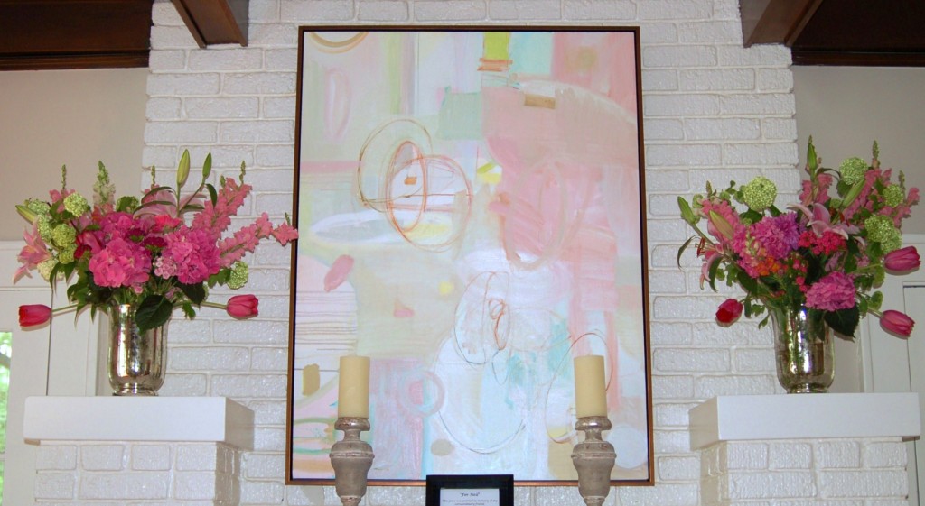 Catherine M. Austin Interior Design/ Pink House/ Artist Kate Long Stevenson